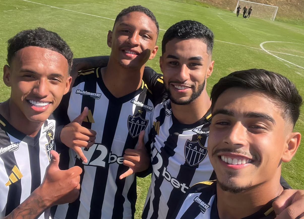 Atlético goleia Inter de Minas por 4 a 0 pelo Campeonato Mineiro Sub-20